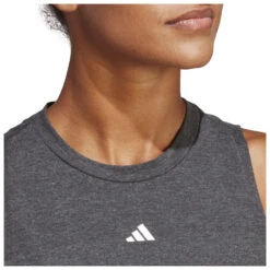 Adidas - Women's Icons 3-Stripes CR Tee - Tank Top -Armedangels Fashion Shop adidas womens icons 3 stripes cr tee tank top detail 4