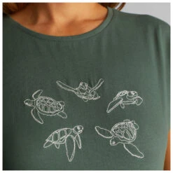 DEDICATED - Women's T-Shirt Visby Sea Turtles - T-shirt -Armedangels Fashion Shop dedicated womens t shirt visby sea turtles t shirt detail 4
