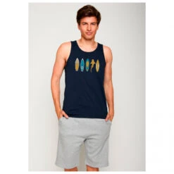 Armedangels Fashion Shop -Armedangels Fashion Shop greenbomb lifestyle shark beach airy tank top detail 2