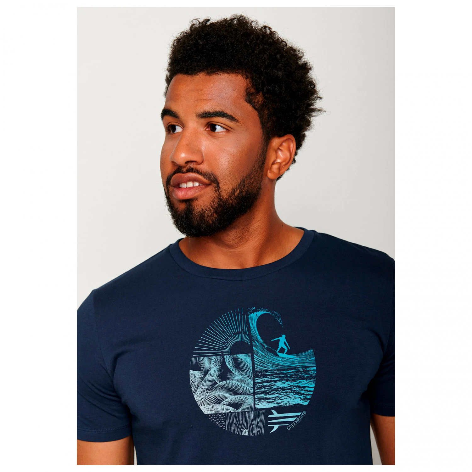 GreenBomb - Nature Waves Circle Guide - T-shirt 6 GreenBomb - Nature Waves Circle Guide - T-shirt - Image 4