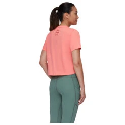 Mammut - Women's Massone T-Shirt Cropped Lettering - T-shirt -Armedangels Fashion Shop mammut womens massone t shirt cropped lettering t shirt detail 3