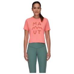 Mammut - Women's Massone T-Shirt Cropped Lettering - T-shirt -Armedangels Fashion Shop mammut womens massone t shirt cropped lettering t shirt detail 4