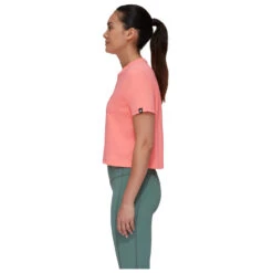 Mammut - Women's Massone T-Shirt Cropped Lettering - T-shirt -Armedangels Fashion Shop mammut womens massone t shirt cropped lettering t shirt detail 5