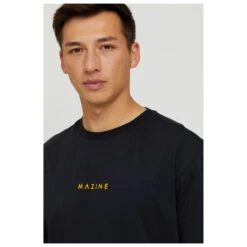 Mazine - Logo T - T-shirt -Armedangels Fashion Shop mazine logo t t shirt detail 4