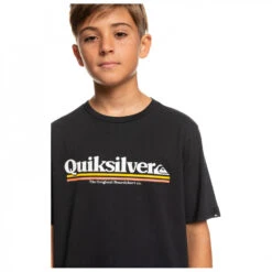 Quiksilver - Youth Between The Lines S/S - T-shirt -Armedangels Fashion Shop quiksilver youth between the lines s s t shirt detail 5