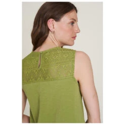 Tranquillo - Women's Lace Jersey-Top -Armedangels Fashion Shop tranquillo womens lace jersey top detail 5