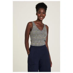 Tranquillo - Women's V-Neck Jersey-Top -Armedangels Fashion Shop tranquillo womens v neck jersey top detail 3